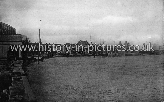 Quay looking West, Mistley, Essex. c.1915